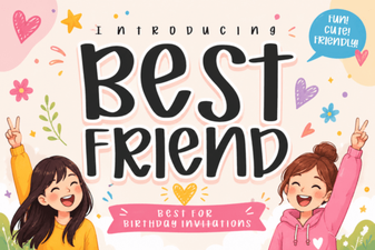 Best Friend Font: Charming Designs for Creative Projects