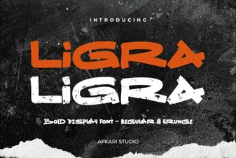 Ligra Font: a Modern Typeface for Creative Design