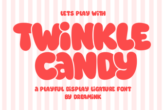 Twinkle Candy Font - Sweeten Your Designs