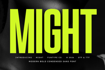 Might Font: Bold Typography for Impactful Designs