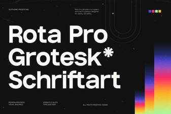Rota Pro Grotesk Font for Modern Design Projects