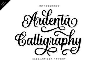 Elevate Your Designs with Ardenta Calligraphy Font