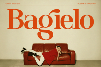 Bagielo Font: Bold Display Typography for Creative Projects