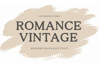 Romance Vintage Serif Font – Elegant Classic Typefaces