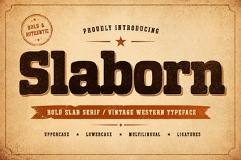 Slaborn Font: Bold and Creative Typography for Modern Design